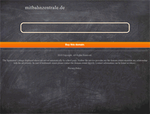 Tablet Screenshot of mitbahnzentrale.de